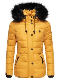 Navahoo Winterjassen Winterjas Zuckerbiene Dames Geel -Navahoo Mode Exporteren Winkel 4ef6d7267f0ec139f65f64f4351a56a3