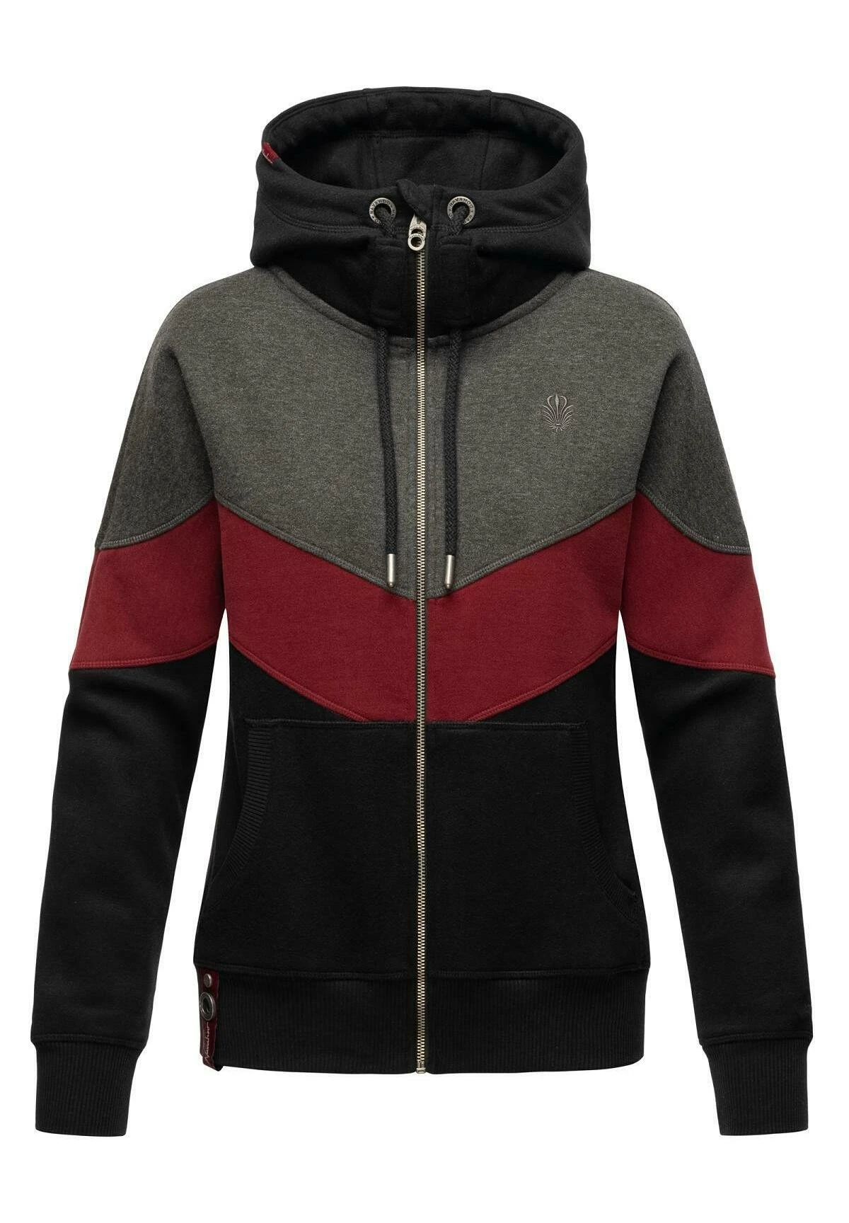 Navahoo Sweater Met Rits - Black 3 Navahoo Sweater Met Rits - Black - Afbeelding 3