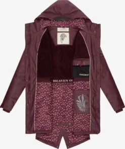 Navahoo Outdoor Jassen Functionele Jas Flower Of Ocean Dames Bordeaux -Navahoo Mode Exporteren Winkel 4f98f497f13f1d8efb870dc68cbcae79