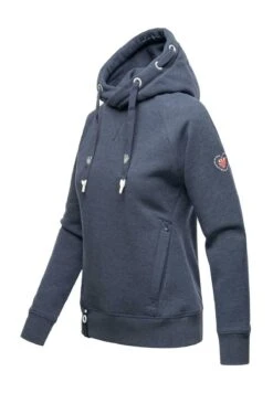 Navahoo Liebesmäuschen - Hoodie - Dusty Blue Melange -Navahoo Mode Exporteren Winkel 4faf403dd4b74fe8b46c3919b94ec64f