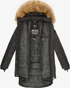 Navahoo Wintermantels Wintermantel Papaya Dames Basaltgrijs -Navahoo Mode Exporteren Winkel 4fee93ee31f574a72035eb77dd9ca3ed