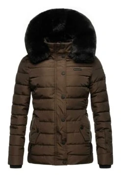 Navahoo Milianaa - Winterjas - Dark Choco -Navahoo Mode Exporteren Winkel 50a2a969ac07460ead22c6664703296d