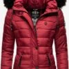 Navahoo Winterjassen Winterjas Zuckerbiene Dames Bordeaux