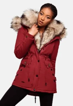 Navahoo Parkas Winterparka Sweety Dames Rood -Navahoo Mode Exporteren Winkel 56dc343f6e1382e5099bdeebfb7d72f8
