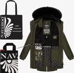 Navahoo Outdoor Jassen Functionele Jas Tiniis Dames Kaki -Navahoo Mode Exporteren Winkel 5962d6e41e93e360ef7ae7ad748cb1b3