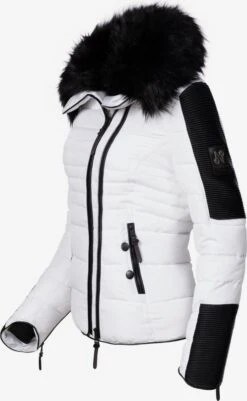 Navahoo Winterjassen Winterjas Yuki 2 Dames Wit -Navahoo Mode Exporteren Winkel 596be18a36305a9a7e0f497b04763fc9