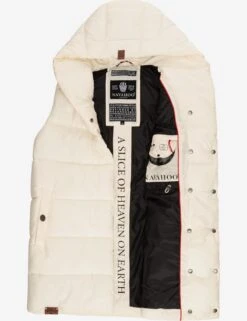 Navahoo Bodywarmers Bodywarmer Madilynaa Dames Offwhite -Navahoo Mode Exporteren Winkel 59c246e336e5a78c10517bbb18f4f789