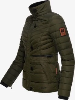 Navahoo Winterjassen Winterjas Wisteriaa Dames Olijfgroen -Navahoo Mode Exporteren Winkel 5b09c1ee83294d28c94eccb6aff32463
