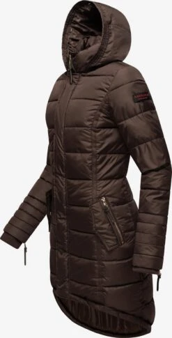 Navahoo Wintermantels Wintermantel Papaya Dames Kastanjebruin -Navahoo Mode Exporteren Winkel 5bb7e90e26a95c2badf0fde40bafdcd8