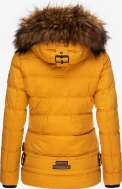 Navahoo Winterjassen Winterjas Zoja Dames Geel -Navahoo Mode Exporteren Winkel 5c76d37ce371212f5e54968b26fbe3ea