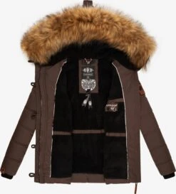 Navahoo Winterjassen Winterjas Zoja Dames Bruin -Navahoo Mode Exporteren Winkel 5d2bf8ad7d34780e438ea398f187d069