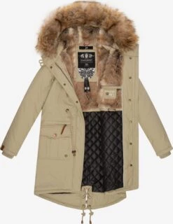 Navahoo Parkas Winterparka Rosinchen Dames Grijs -Navahoo Mode Exporteren Winkel 5d97d1fee574730576531489f390deee