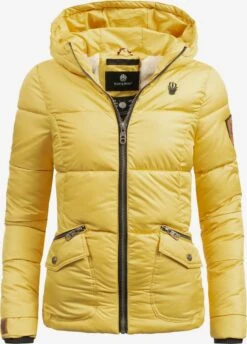 Navahoo Winterjassen Winterjas Megan Dames Geel -Navahoo Mode Exporteren Winkel 635b4273bb843e90abaf73378446747f