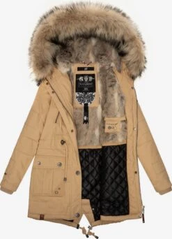 Navahoo Parkas Winterparka Honigfee Dames Lichtbeige -Navahoo Mode Exporteren Winkel 63eab1ae531ed387b274783e25d9cbc6
