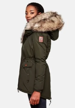 Navahoo Parkas Winterparka Sweety Dames Olijfgroen -Navahoo Mode Exporteren Winkel 63ee9480ed6f6d17bfa605617e8b0e52