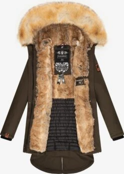Navahoo Parkas Winterparka Dames Chocoladebruin -Navahoo Mode Exporteren Winkel 648ed6cd68736894200c947293955859
