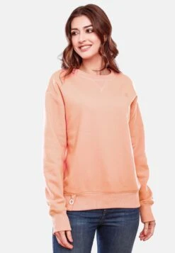 Navahoo Sweatshirts Sweatshirt Dames Abrikoos -Navahoo Mode Exporteren Winkel 65d69bf09d15a1463b27a17ff475393d