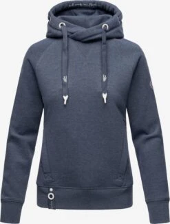 Navahoo Hoodies Sweatshirt Liebesmäuschen Dames Duifblauw