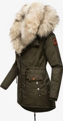 Navahoo Parkas Winterparka Sweety Dames Olijfgroen -Navahoo Mode Exporteren Winkel 677b97540cba6b071fd63c22086339b1