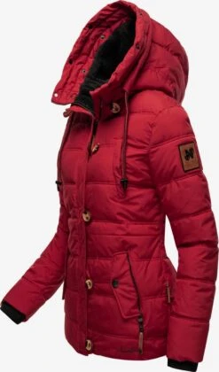Navahoo Winterjassen Winterjas Zoja Dames Rood -Navahoo Mode Exporteren Winkel 6a90f6885956a94e5a7439f8d4eac671