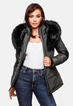 Navahoo Winterjassen Winterjas Nirvana Dames Donkergrijs -Navahoo Mode Exporteren Winkel 6ab052d03f9d1e9dd3c24f54af6d332e