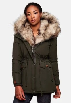 Navahoo Parkas Winterparka Sweety Dames Olijfgroen -Navahoo Mode Exporteren Winkel 6c64311542648bad4f9f6a2648b94a46