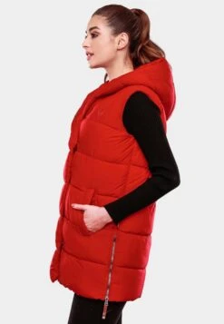 Navahoo Bodywarmers Bodywarmer Madilynaa Dames Vuurrood -Navahoo Mode Exporteren Winkel 6f4a7193ba1c9474fd0bc286c7d06f48