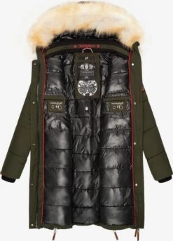 Navahoo Wintermantels Wintermantel Halina Dames Olijfgroen -Navahoo Mode Exporteren Winkel 7033db4ec5715ebaa64b9c9e68f5e67c