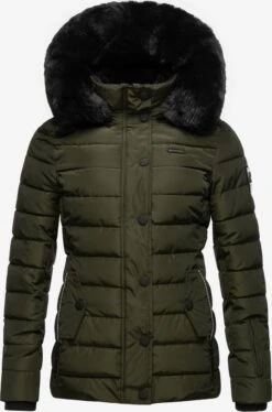 Navahoo Winterjassen Winterjas Milianaa Dames Kaki -Navahoo Mode Exporteren Winkel 70489985bce31be4639b2a9f00afbe4a