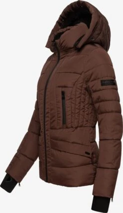 Navahoo Winterjassen Winterjas Adele Dames Chocoladebruin -Navahoo Mode Exporteren Winkel 70930f76270c7c1926ccb2bd5927b8ba