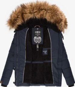 Navahoo Winterjassen Winterjas Zoja Dames Donkerblauw -Navahoo Mode Exporteren Winkel 71cb2ec6faf785b5529173a377540f50