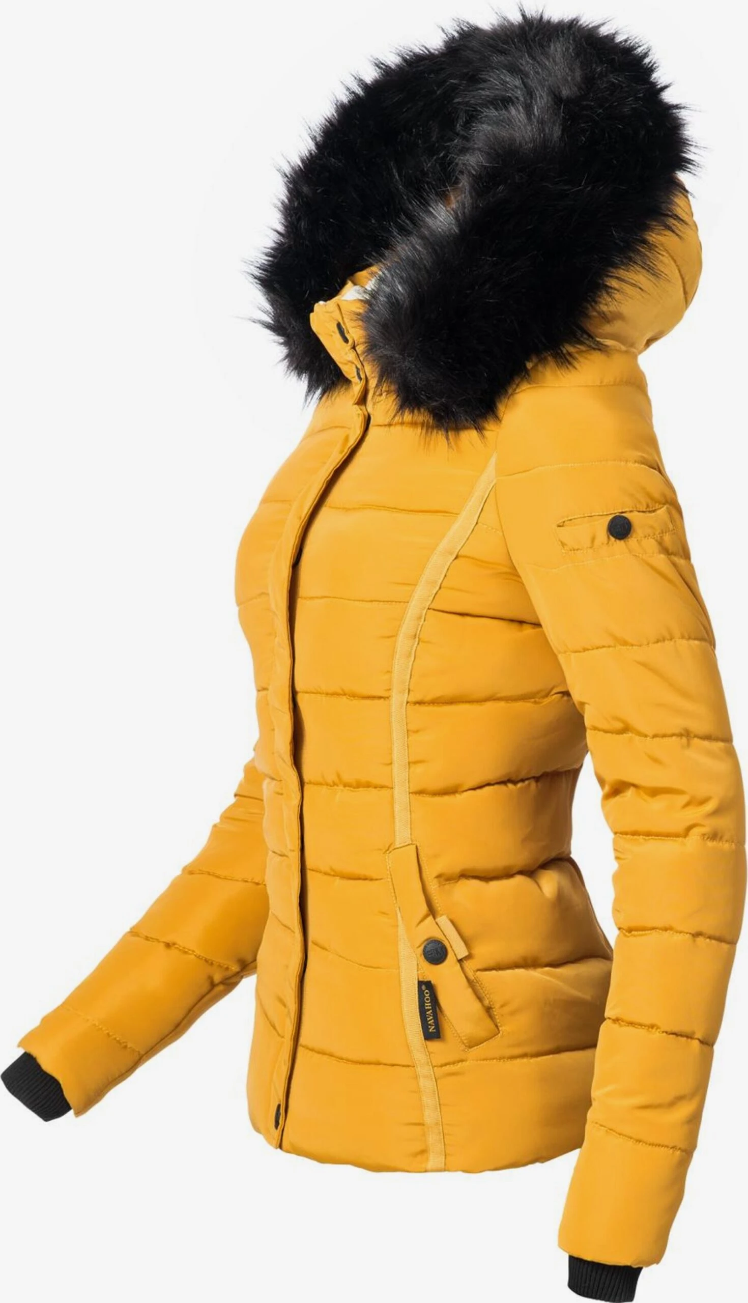 Navahoo Winterjassen Winterjas Miamor Dames Goudgeel 2 Navahoo Winterjassen Winterjas Miamor Dames Goudgeel - Afbeelding 2