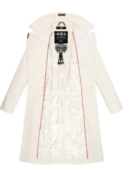 Navahoo Wooly - Halflange Jas - Offwhite -Navahoo Mode Exporteren Winkel 73bbb317c9394863ab85d1bfcc9ea436