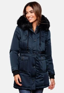 Navahoo Parkas Winterparka Dames Donkerblauw -Navahoo Mode Exporteren Winkel 75a1cd864e5fa5f89d875c6682316615