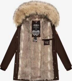 Navahoo Parkas Winterparka Cristal Dames Bruin -Navahoo Mode Exporteren Winkel 75e1780ba265406b09801218f9bca17d