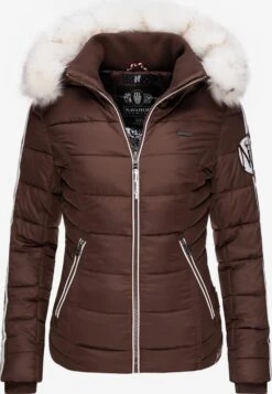 Navahoo Winterjassen Winterjas Khingaas Dames Kastanjebruin