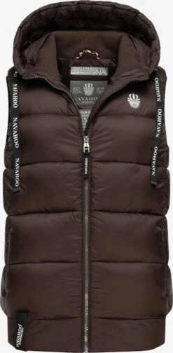 Navahoo Bodywarmers Bodywarmer Kassidy Dames Chocoladebruin