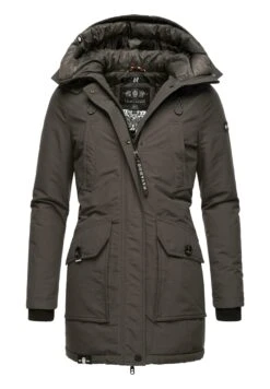 Navahoo Blizzardstorm - Parka - Dark Grey -Navahoo Mode Exporteren Winkel 7a1a4cd626f64a72b26757461533b071