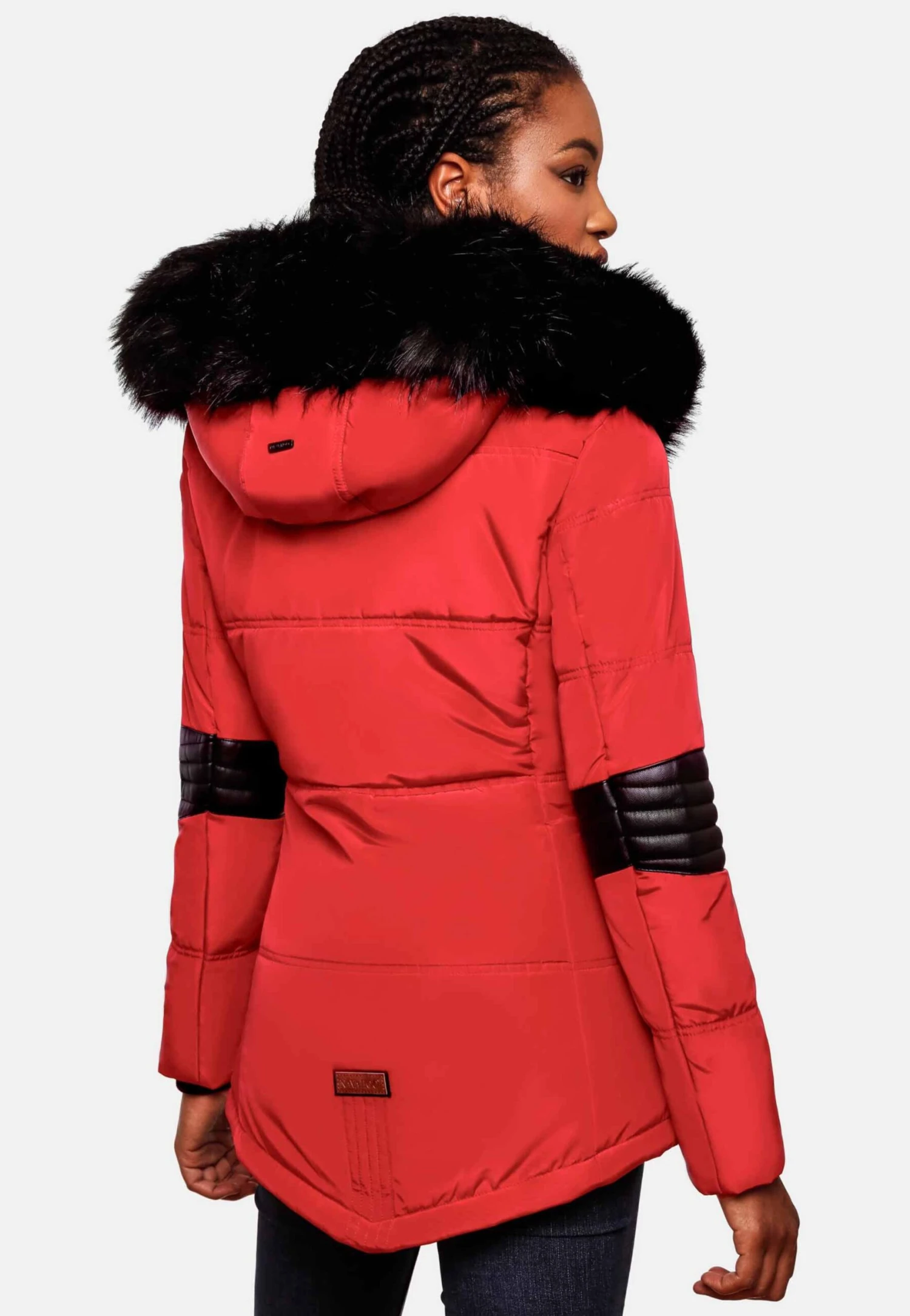 Navahoo Winterjassen Winterjas Nirvana Dames Rood 6 Navahoo Winterjassen Winterjas Nirvana Dames Rood - Afbeelding 6