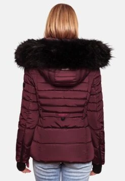 Navahoo Winterjassen Winterjas Adele Dames Robijnrood -Navahoo Mode Exporteren Winkel 7a33a46930f342b1c7d5eb96160cd0a3