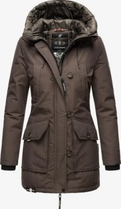 Navahoo Parkas Winterparka Freeze Storm Dames Taupe -Navahoo Mode Exporteren Winkel 7a6634970ccd315c603a59108d71baf1