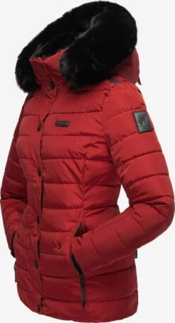 Navahoo Winterjassen Winterjas Milianaa Dames Rood -Navahoo Mode Exporteren Winkel 7aa093d8128ce11a54249e9f49338ace