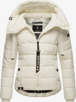 Navahoo Winterjassen Winterjas Amayaa Dames Wit -Navahoo Mode Exporteren Winkel 7b30b738da5cafa5d24ca5b6810f22f5