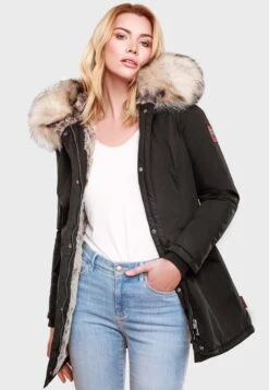 Navahoo Parkas Winterparka Cristal Dames Kaki -Navahoo Mode Exporteren Winkel 7bd9409735176bd21380dbbc815f9a35