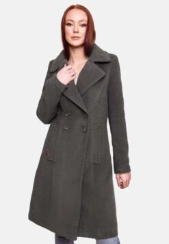 Navahoo Wintermantels Wintermantel Wooly Dames Antraciet -Navahoo Mode Exporteren Winkel 7d4d2d470dd902996c836c2ecf64b63a