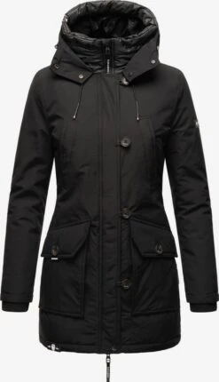 Navahoo Parkas Winterparka Freeze Stoorm Dames Zwart