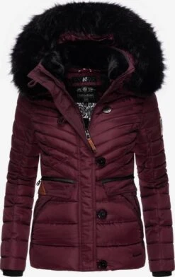 Navahoo Winterjassen Winterjas Wisteriaa Dames Bordeaux