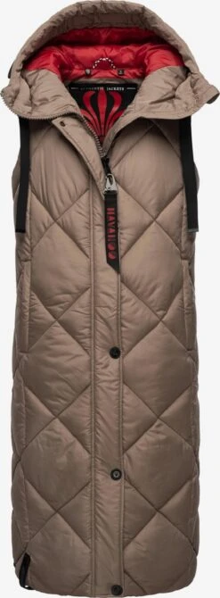Navahoo Bodywarmers Bodywarmer Schnuckel Dames Lichtbruin -Navahoo Mode Exporteren Winkel 83a9b69f0e990a9a587e99e59f10d340