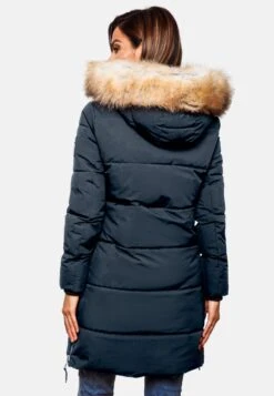 Navahoo Wintermantels Wintermantel Halina Dames Navy -Navahoo Mode Exporteren Winkel 84354bf9378913bc8561ecde2aead1f1