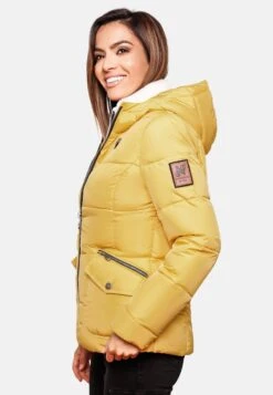 Navahoo Winterjassen Winterjas Megan Dames Geel -Navahoo Mode Exporteren Winkel 84a7177481c25ebbf42a1595086bd449